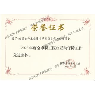 2023年度全市职工医疗互助保险工作先进集体