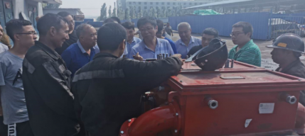 羊市塔分公司机电治理中心 进行“矿用隔爆型移动变压器的培训和技术互换”活动